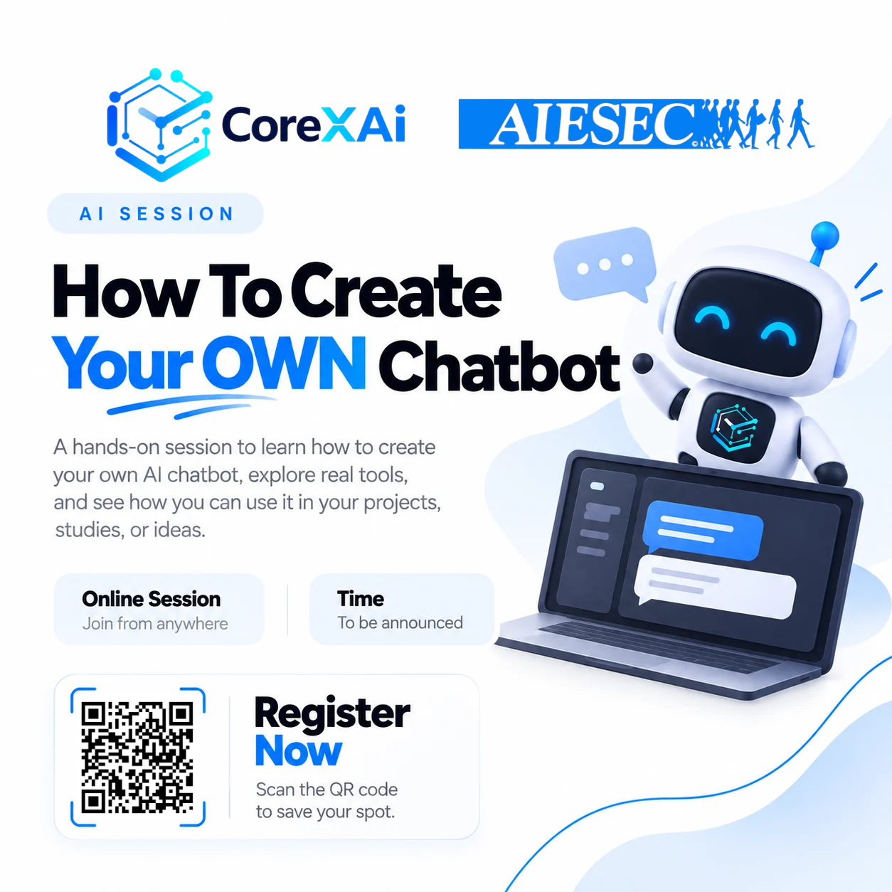 CoreX AI session poster